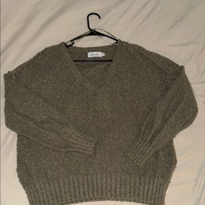 V-Neck oversized sweater from southern alternative boutique